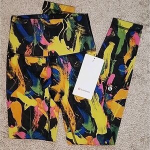 Lululemon Size 2 Wunder Train High-Rise Tight 25" Multicolor NWT, $98